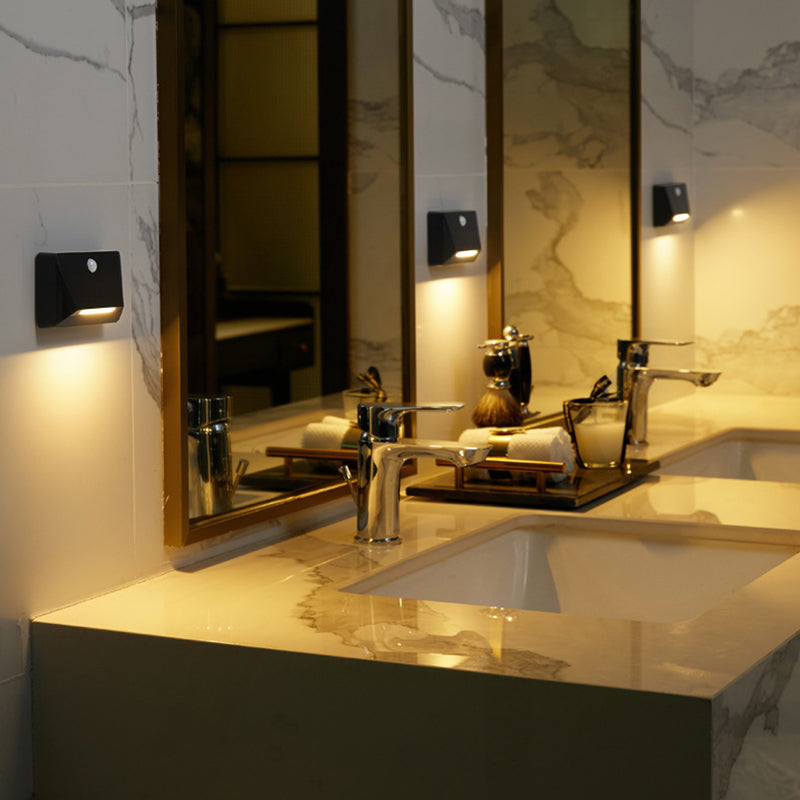 ABS LED USB Human Sensor Night Light Wall Sconce Lamp