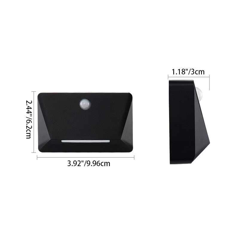 ABS LED USB Human Sensor Night Light Wall Sconce Lamp