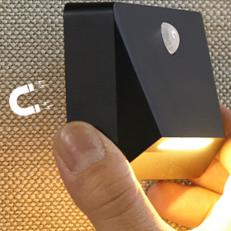 ABS LED USB Human Sensor Night Light Wall Sconce Lamp