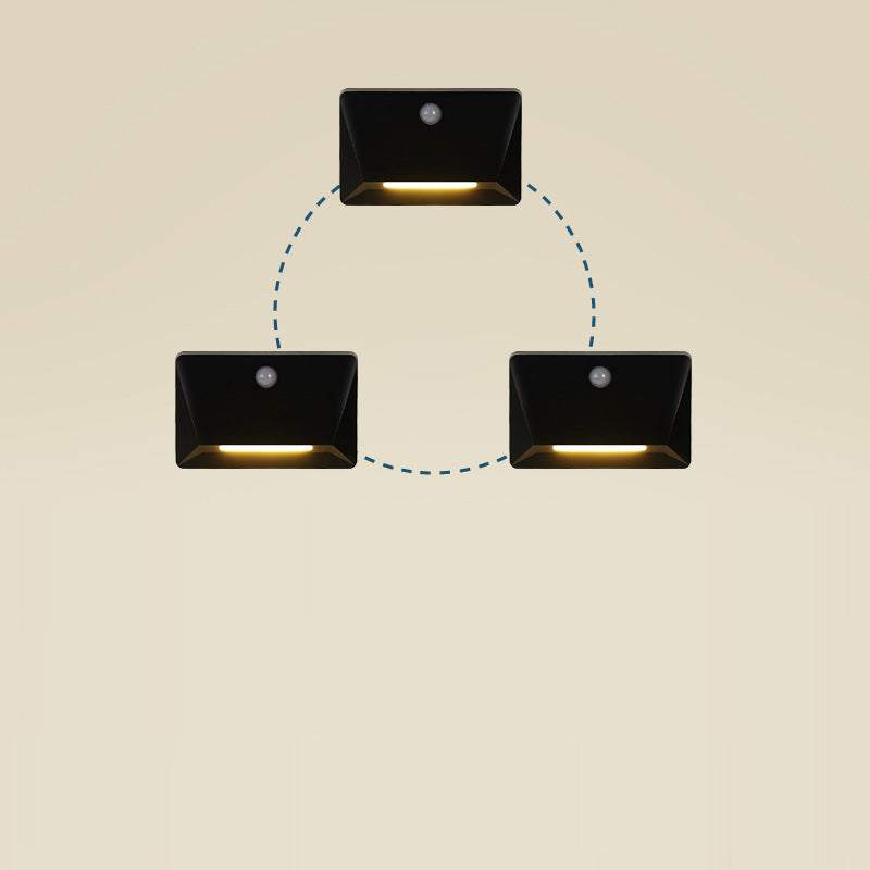 ABS LED USB Human Sensor Night Light Wall Sconce Lamp
