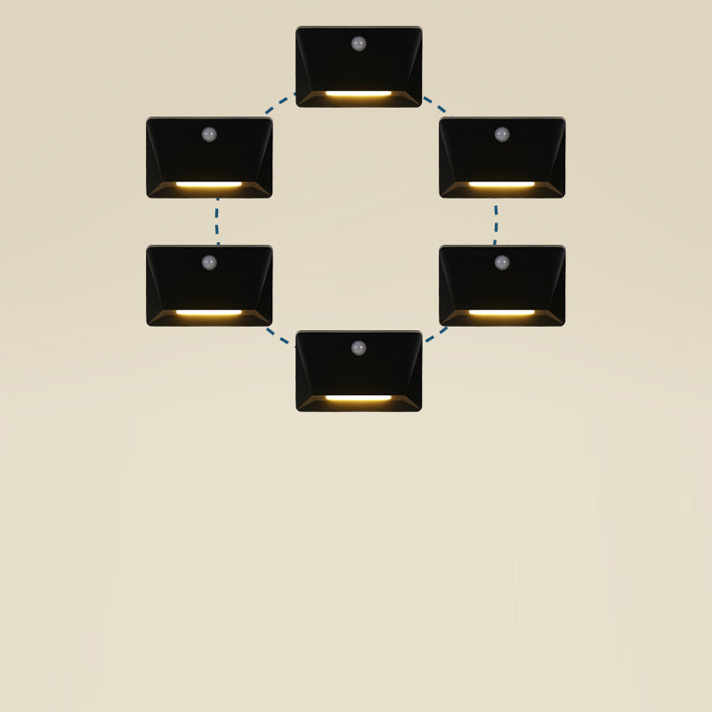 ABS LED USB Human Sensor Night Light Wall Sconce Lamp