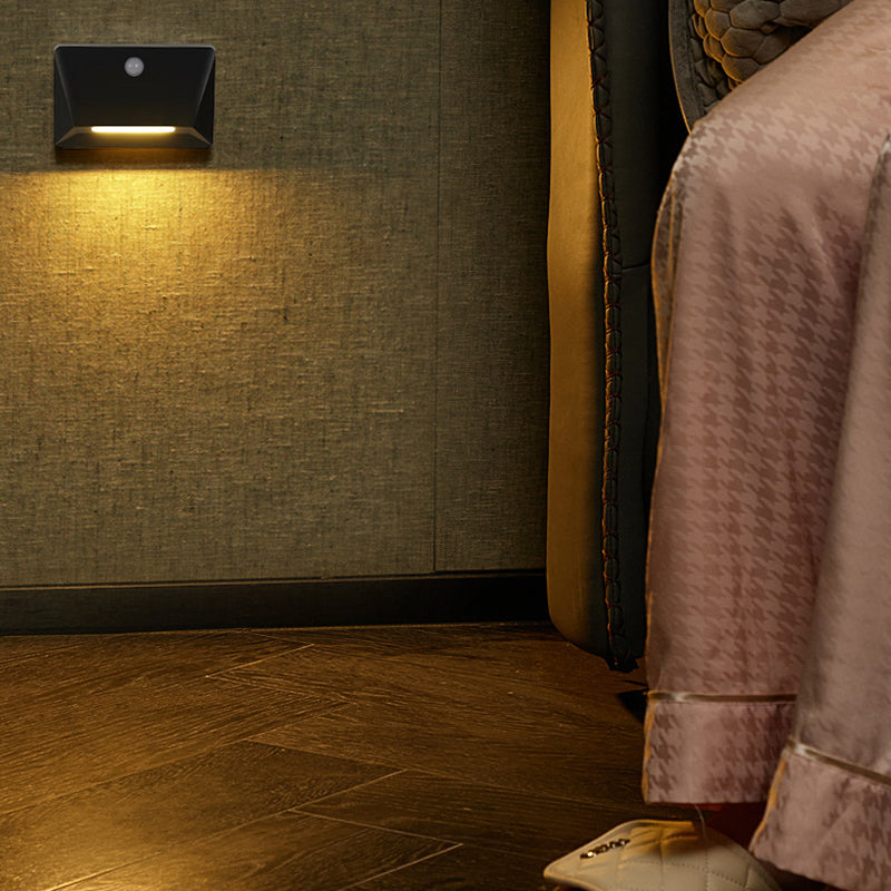 ABS LED USB Human Sensor Night Light Wall Sconce Lamp