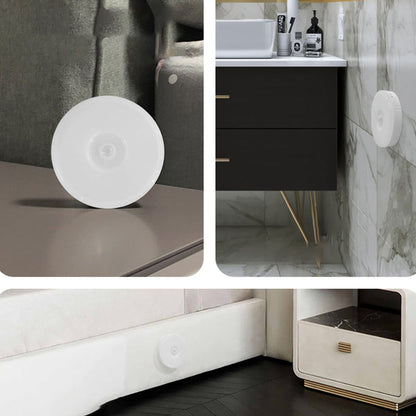Round LED USB Human Sensor Night Light Wall Sconce Lamp