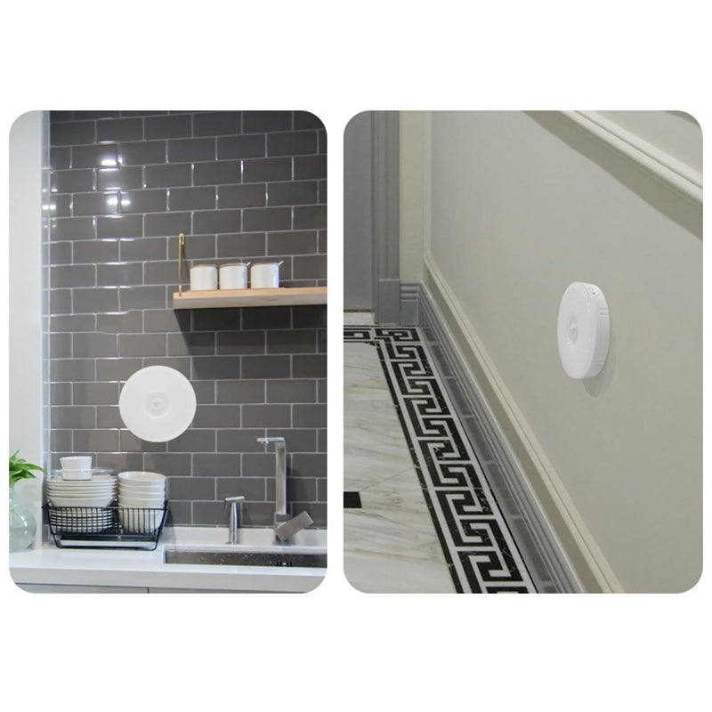 Round LED USB Human Sensor Night Light Wall Sconce Lamp