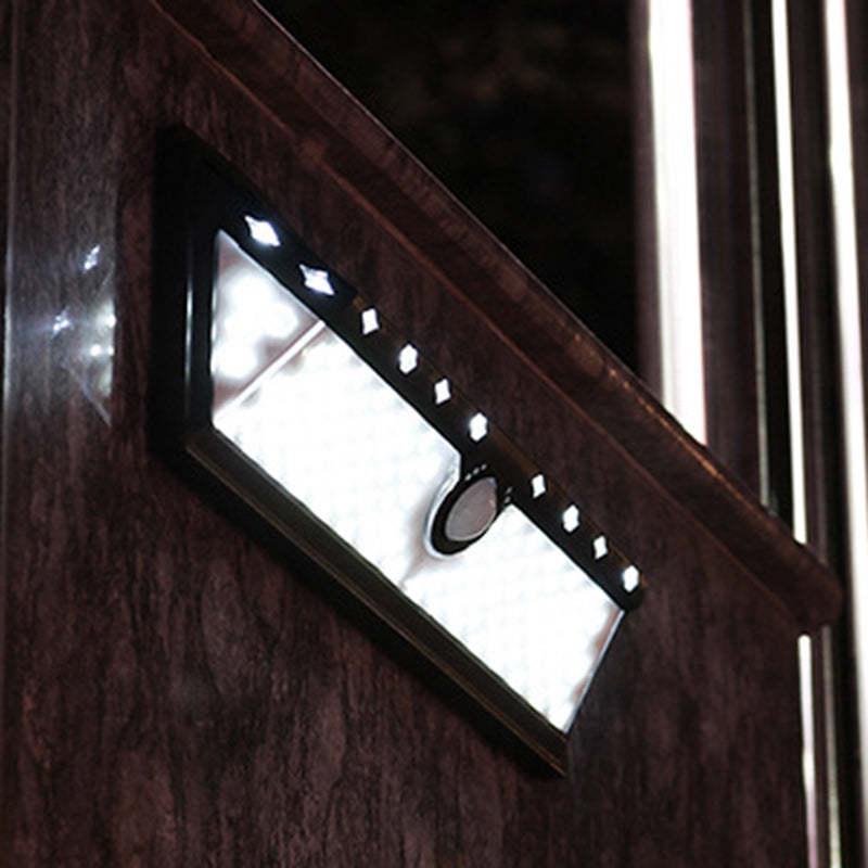 ABS Sensor Waterproof LED Solar Outdoor Wall Sconce Lamp