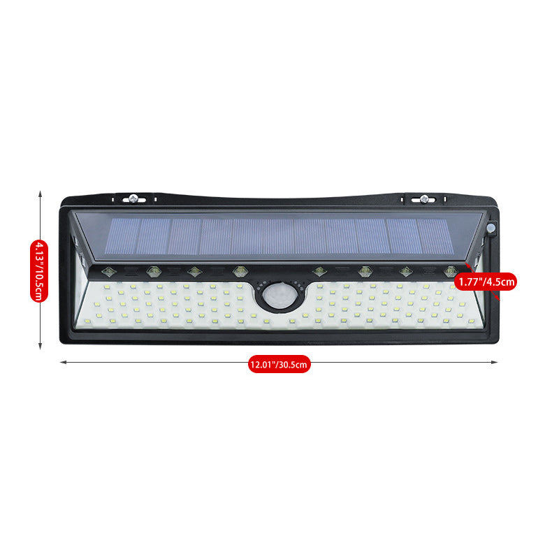 ABS Sensor Waterproof LED Solar Outdoor Wall Sconce Lamp