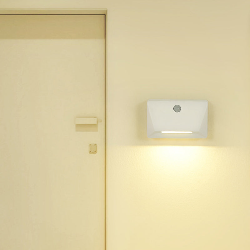Human Rectangle Magnetic LED Night Light Wall Sconce Lamp