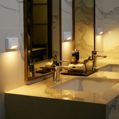 Human Rectangle Magnetic LED Night Light Wall Sconce Lamp