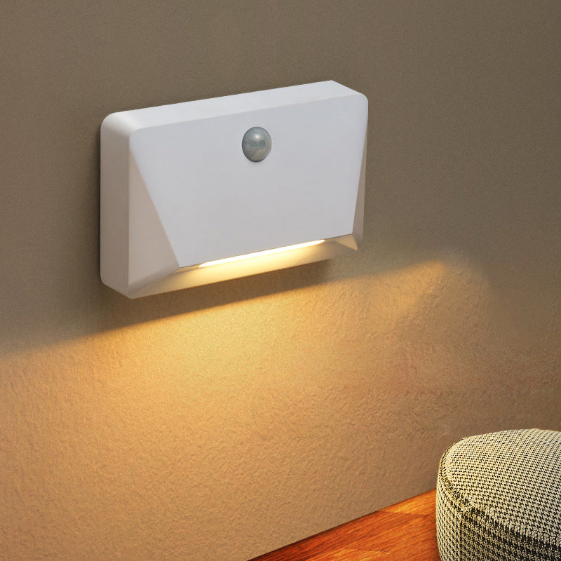 Human Rectangle Magnetic LED Night Light Wall Sconce Lamp