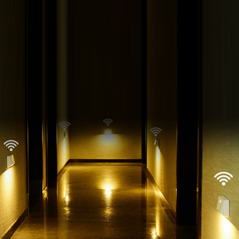 Human Rectangle Magnetic LED Night Light Wall Sconce Lamp