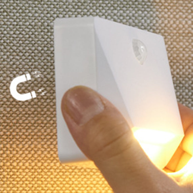 Human Rectangle Magnetic LED Night Light Wall Sconce Lamp