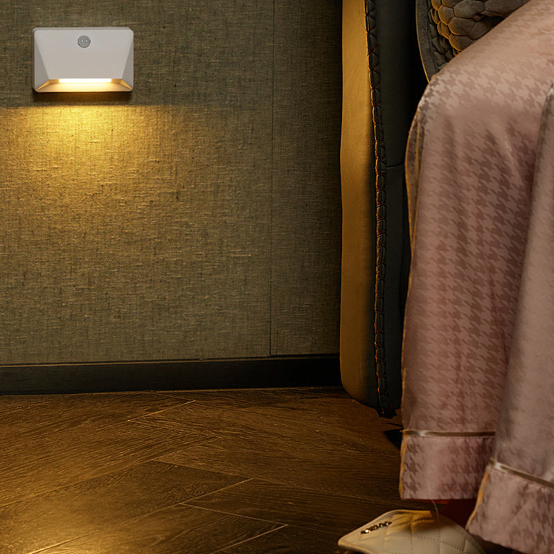 Human Rectangle Magnetic LED Night Light Wall Sconce Lamp