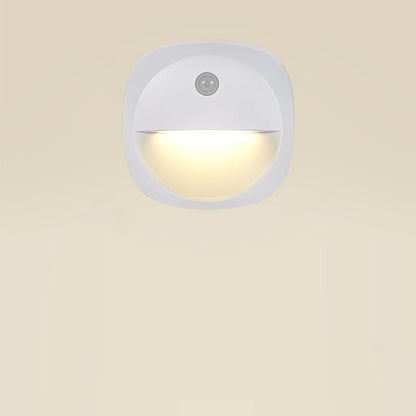 ABS LED USB Human Sensor Night Light Wall Sconce Lamp