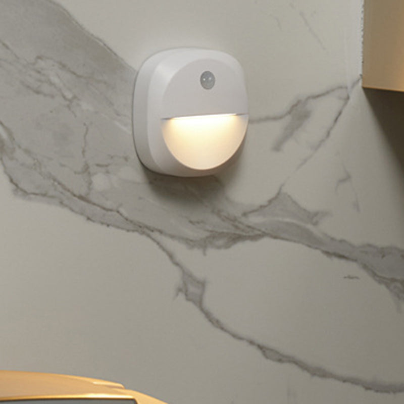 ABS LED USB Human Sensor Night Light Wall Sconce Lamp