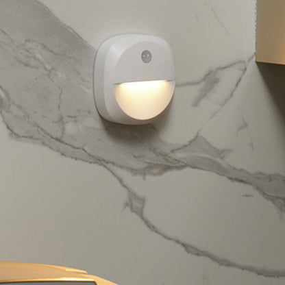 ABS LED USB Human Sensor Night Light Wall Sconce Lamp