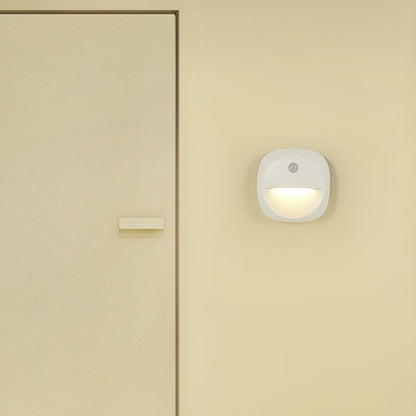 ABS LED USB Human Sensor Night Light Wall Sconce Lamp