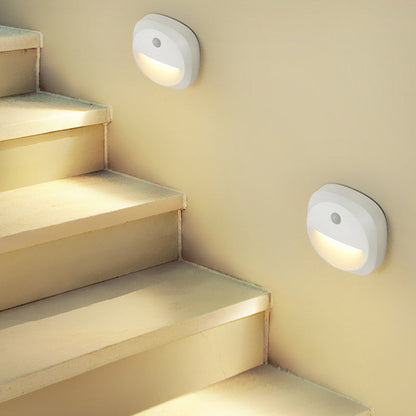 ABS LED USB Human Sensor Night Light Wall Sconce Lamp