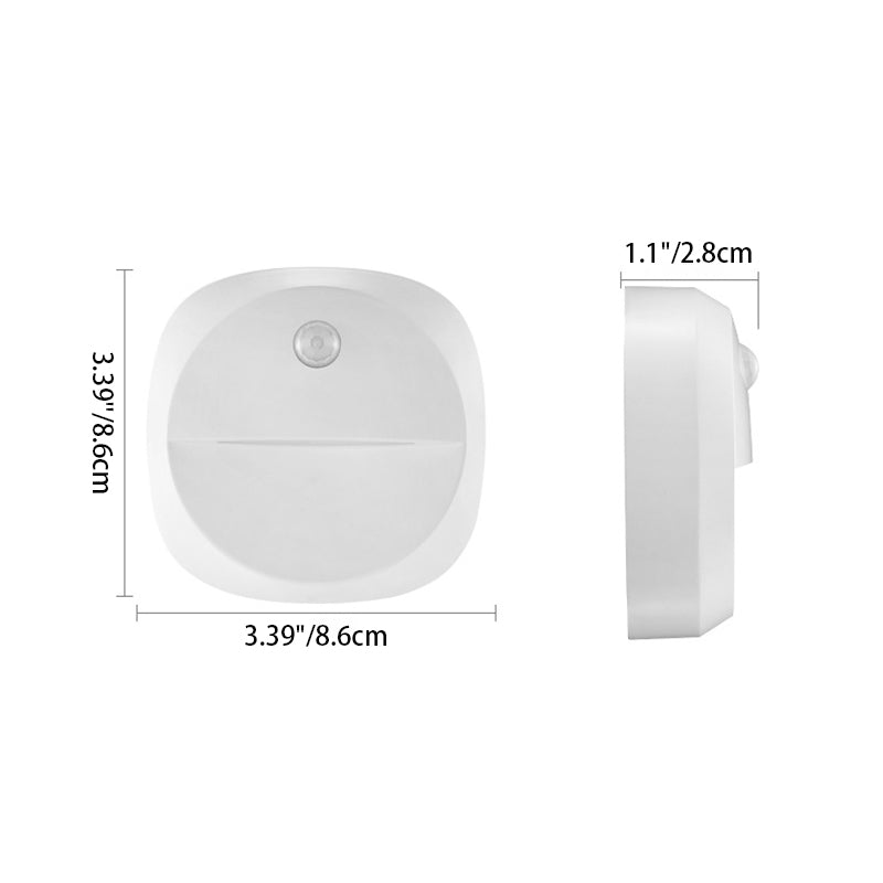 ABS LED USB Human Sensor Night Light Wall Sconce Lamp