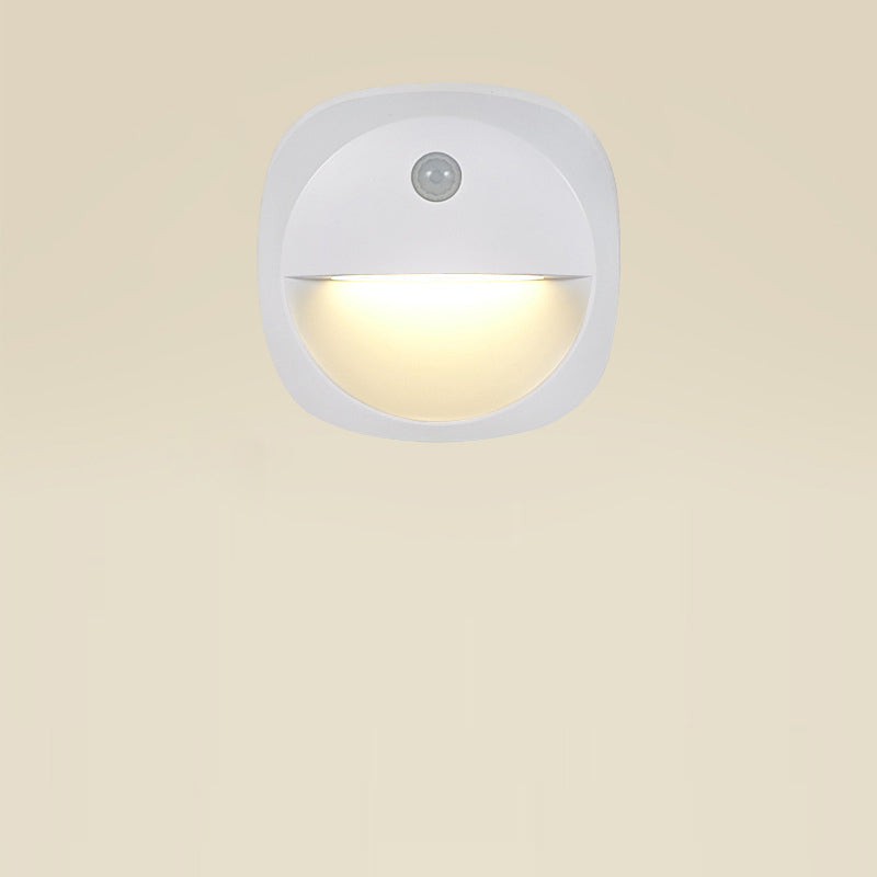 ABS LED USB Human Sensor Night Light Wall Sconce Lamp