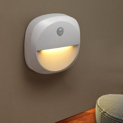 ABS LED USB Human Sensor Night Light Wall Sconce Lamp