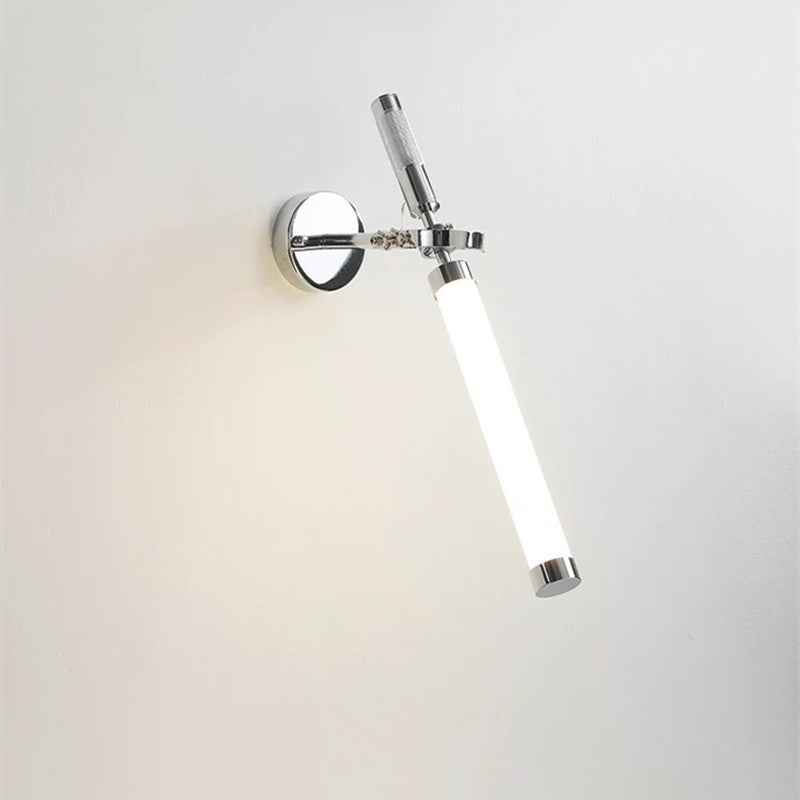 Minimalist Long Strip Hardware Glass LED Wall Sconce Lamp