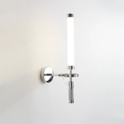 Minimalist Long Strip Hardware Glass LED Wall Sconce Lamp