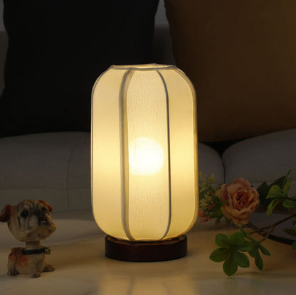 Traditional Chinese Wood Table Lamp