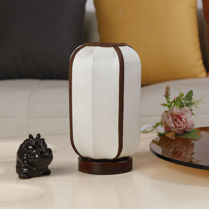 Traditional Chinese Wood Table Lamp