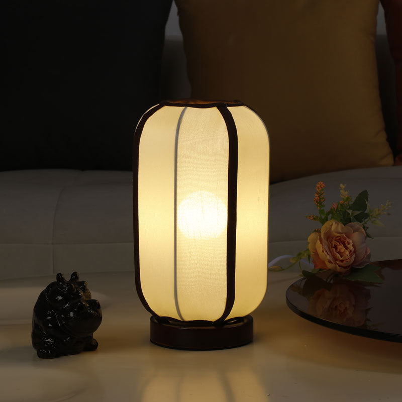 Traditional Chinese Wood Table Lamp