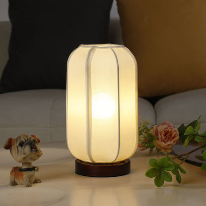 Traditional Chinese Wood Table Lamp