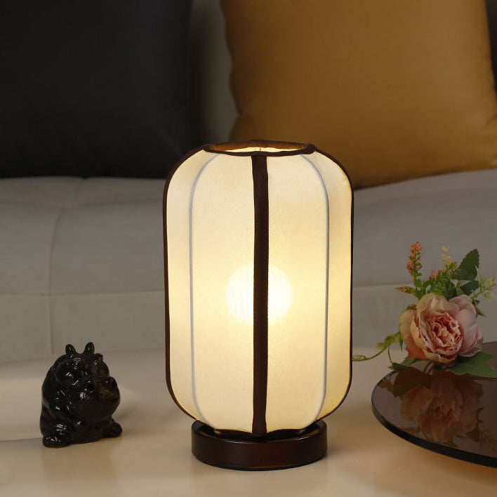 Traditional Chinese Wood Table Lamp