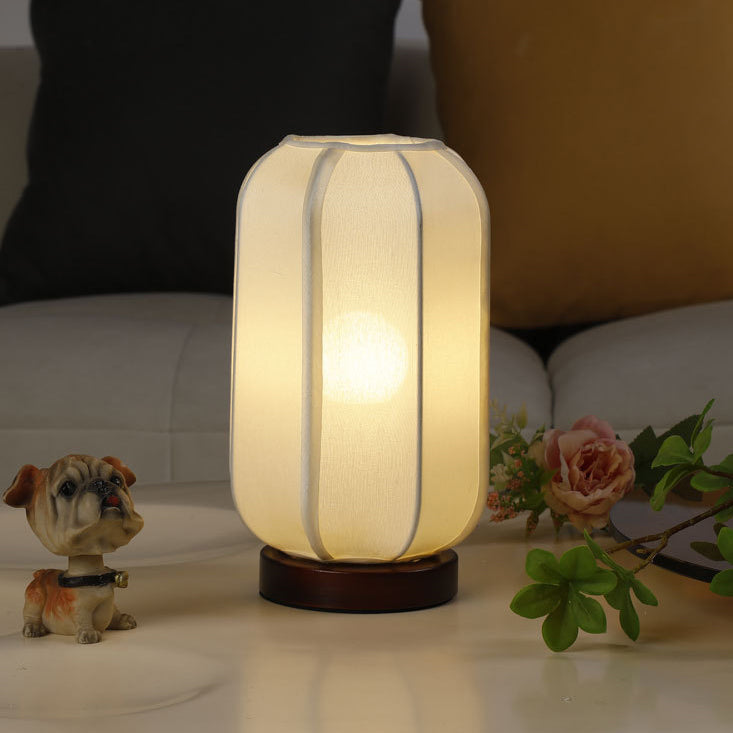 Traditional Chinese Wood Table Lamp