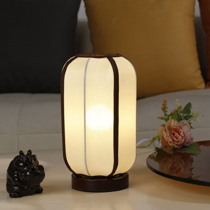 Traditional Chinese Wood Table Lamp