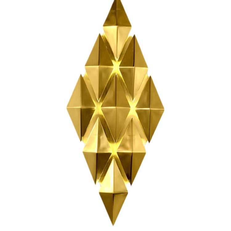 Dazzling Hardware Diamond Shade 9-Light Wall Sconce Lamp