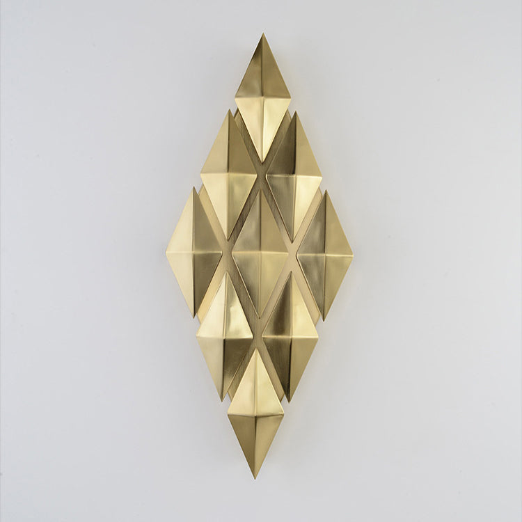 Dazzling Hardware Diamond Shade 9-Light Wall Sconce Lamp