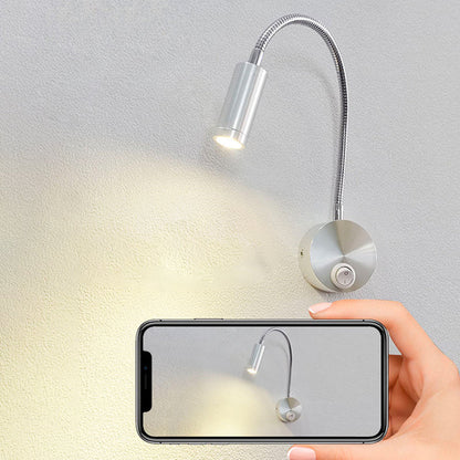 360° Iron Aluminum Twisted Light Arm LED Wall Sconce Lamp