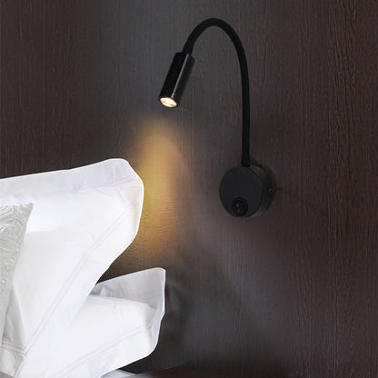 360° Iron Aluminum Twisted Light Arm LED Wall Sconce Lamp