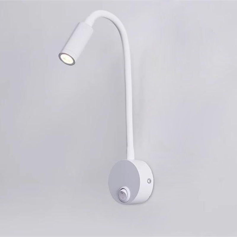 360° Iron Aluminum Twisted Light Arm LED Wall Sconce Lamp