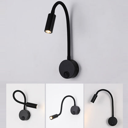 360° Iron Aluminum Twisted Light Arm LED Wall Sconce Lamp