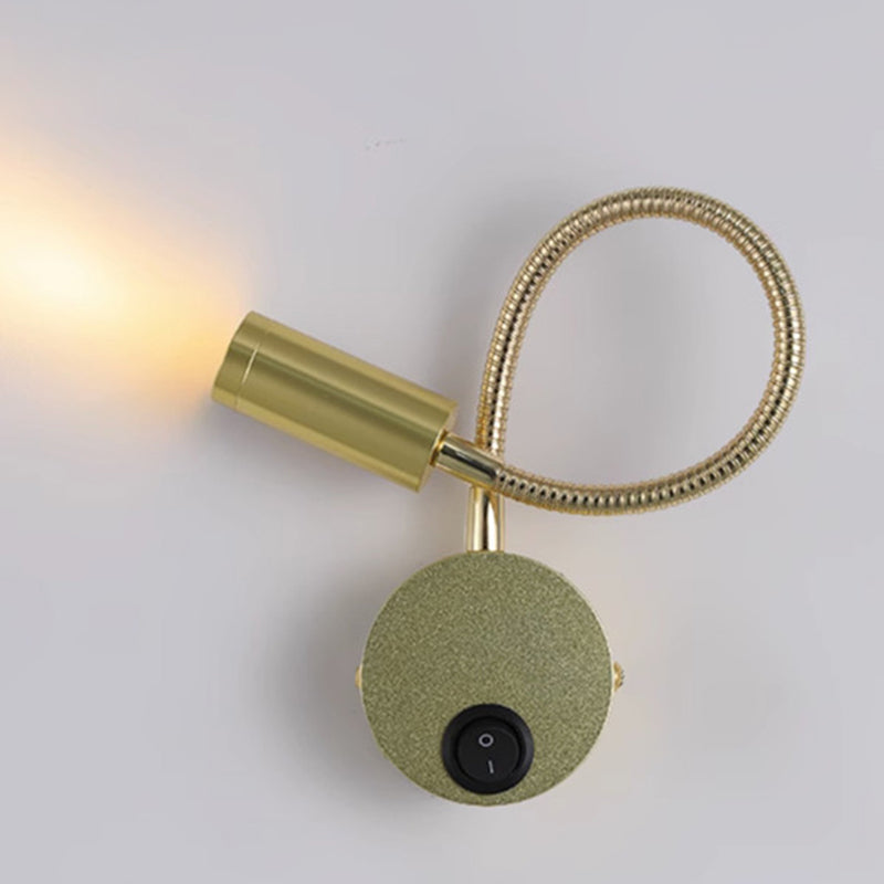 360° Iron Aluminum Twisted Light Arm LED Wall Sconce Lamp