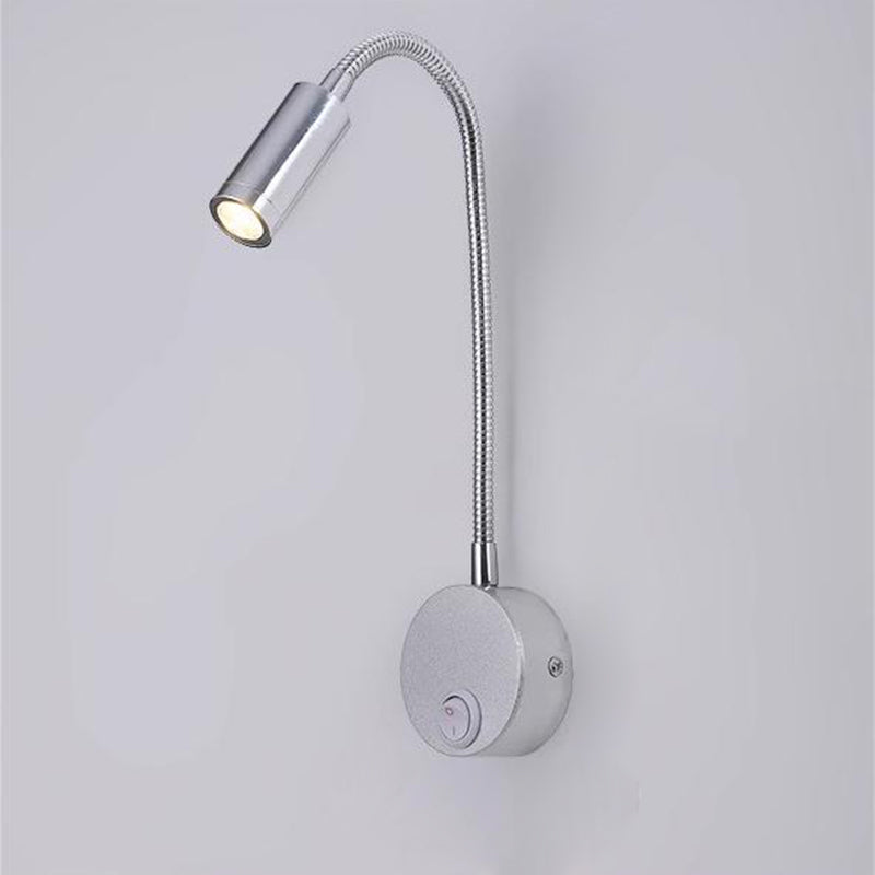 360° Iron Aluminum Twisted Light Arm LED Wall Sconce Lamp