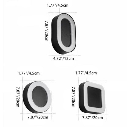 Simplicity Aluminum Acrylic LED Outdoor Wall Sconce Lamp