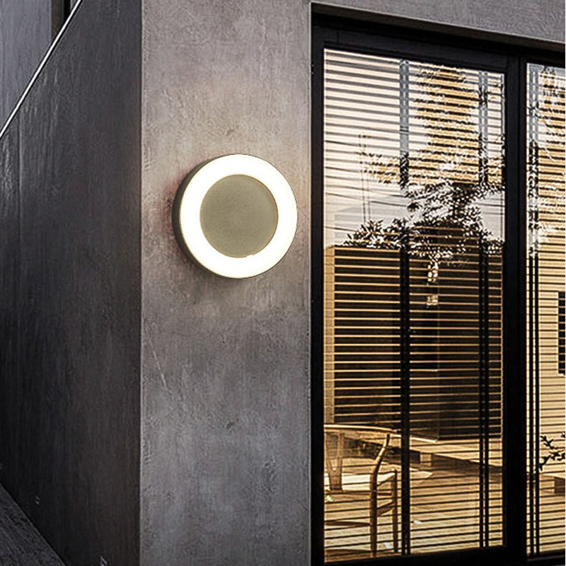 Simplicity Aluminum Acrylic LED Outdoor Wall Sconce Lamp