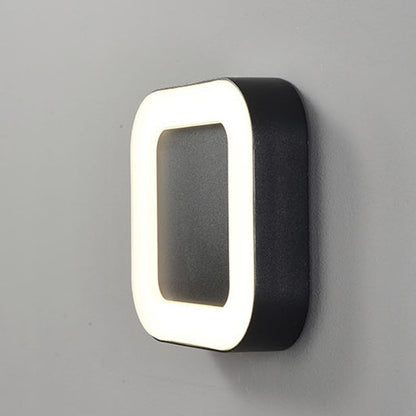 Simplicity Aluminum Acrylic LED Outdoor Wall Sconce Lamp