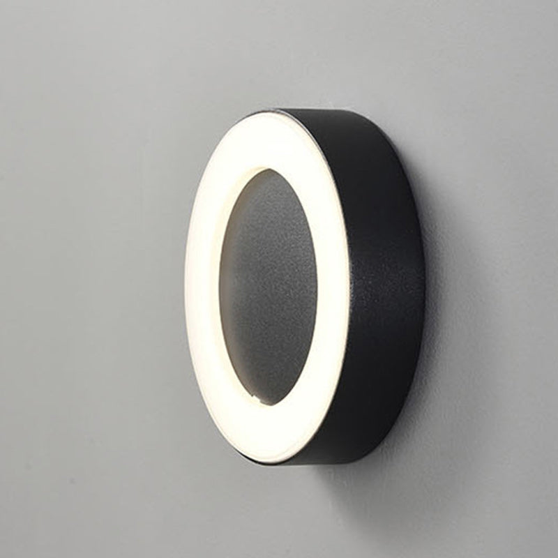 Simplicity Aluminum Acrylic LED Outdoor Wall Sconce Lamp