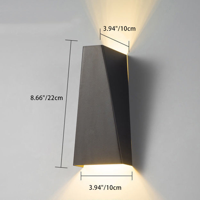 Aluminum Up And Down Illuminated LED Wall Sconce Lamp
