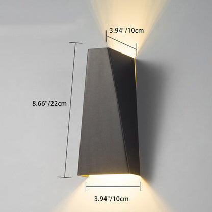Aluminum Up And Down Illuminated LED Wall Sconce Lamp
