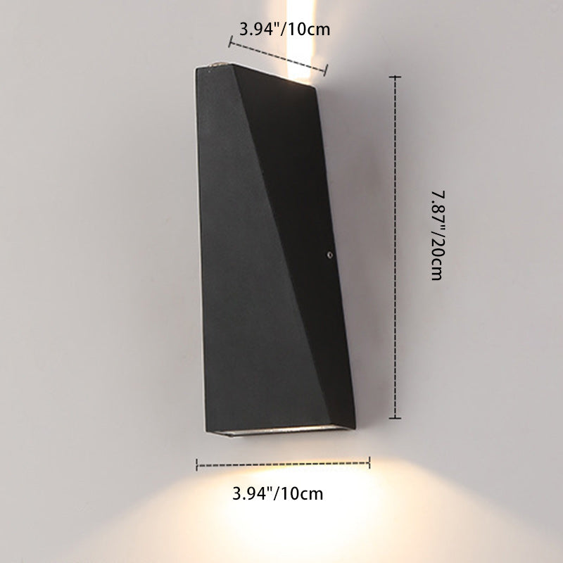 Aluminum Up And Down Illuminated LED Wall Sconce Lamp