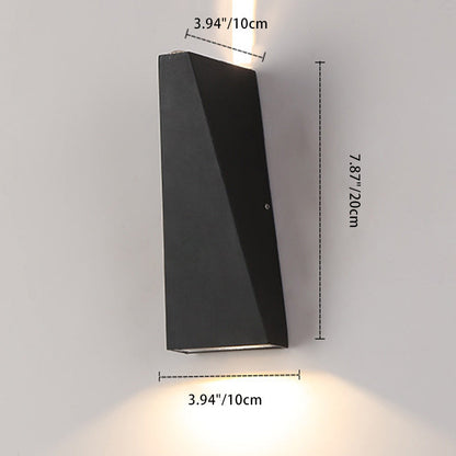 Aluminum Up And Down Illuminated LED Wall Sconce Lamp