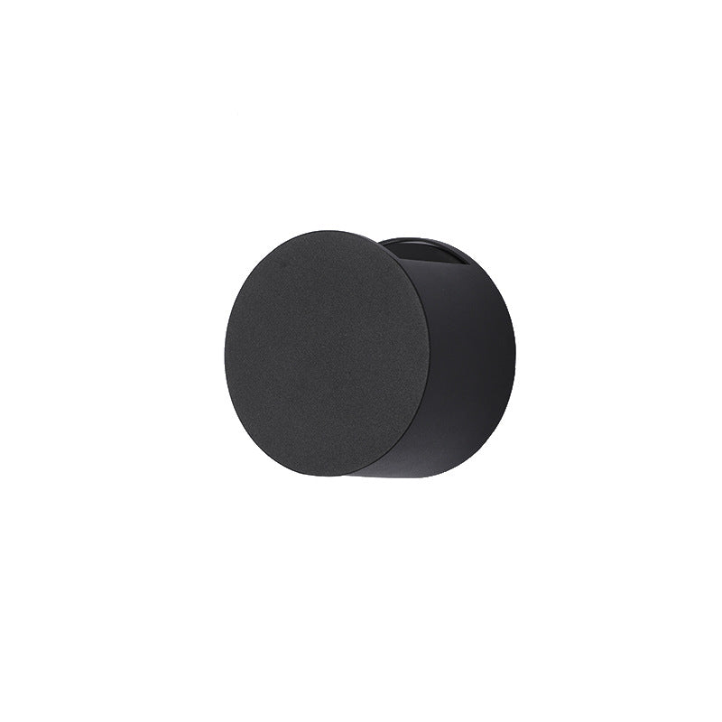 Round And Down Illuminated LED Waterproof Wall Sconce Lamp